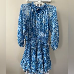 Women’s fate Blue Paisley Dress — M